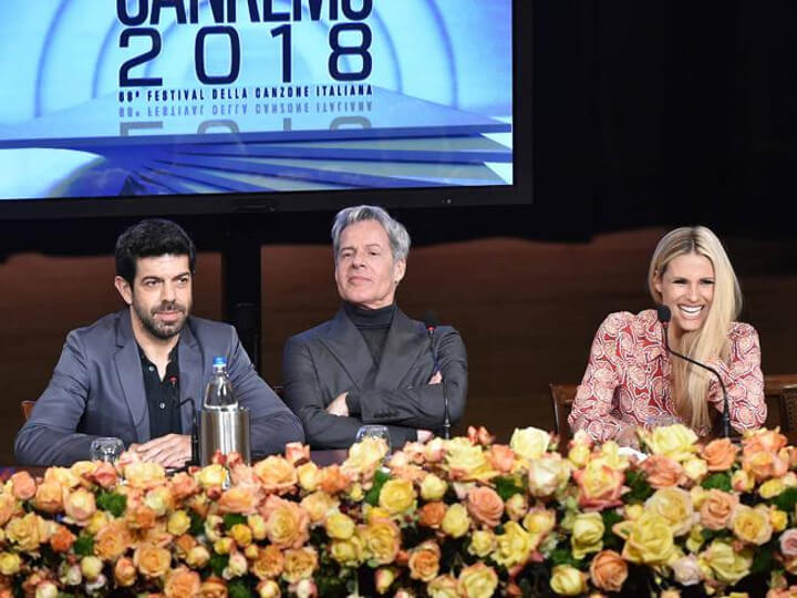 Sanremo 2018: Ultima indiscrezione al fianco di Baglioni, Hunziker e Favino, spunta il nome di una quarta conduttrice