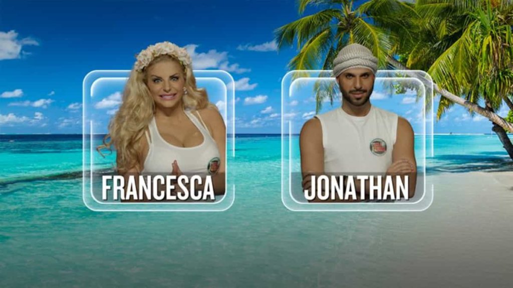 Isola dei famosi 2018: in nomination Jonathan Kashianian e Francesca Cipriani